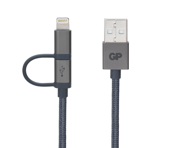 Przewody GP USB - micro USB / Lightning CB18