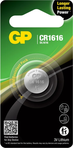 Baterie litowe guzikowe GP CR1616