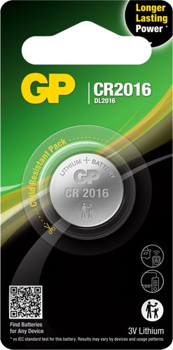 Baterie litowe guzikowe GP CR2016