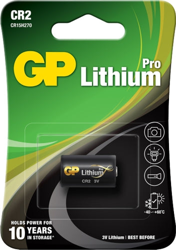 Baterie fotograficzne GP CR2 Pro