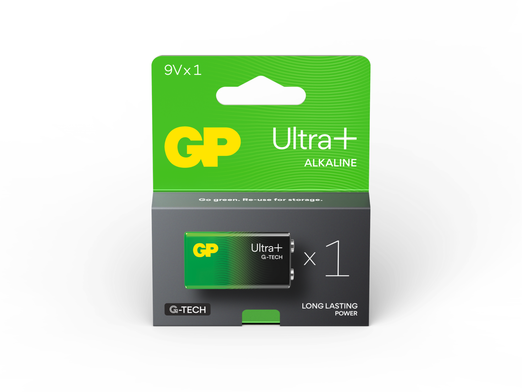 Baterie GP Ultra+ Alkaline 9V