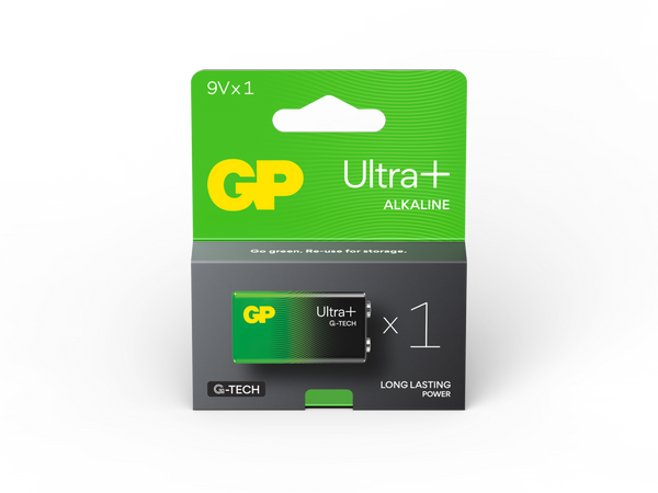 Baterie GP Ultra+ Alkaline 9V